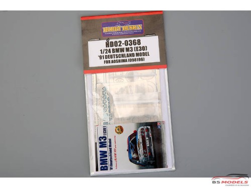 HD020368 BMW M3 (E30) '91 Deutschland detail set (PE+metal parts+resin) For Beemax Multimedia Accessoires