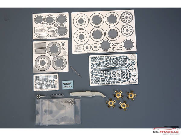 HD020369 Honda CB750 F detail set (PE+metal parts+resin+metal logo) For TAM Multimedia Accessoires