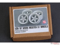 HD030394 Work Meister S1 wheels for RWB993  18' Resin Accessoires