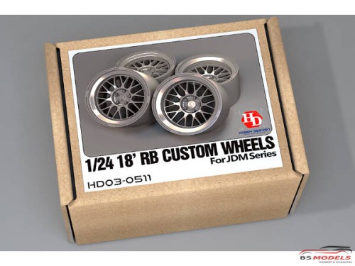 HD030511 RB Custom wheels (resin+metal wheels+PE) Multimedia Accessoires