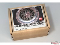 HD030514 Ferrari 250 GTO wheels (PE+resin+metal wheels) Multimedia Accessoires