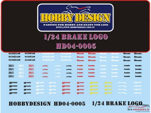 HD040005 Brake Logo decals Waterslide decal Decal