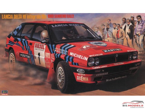 HAS25008 Lancia Delta HF Integrale 16V  San Remo 1989 Plastic Kit