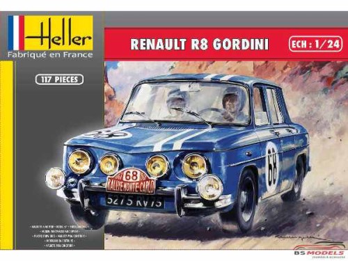 HEL80700 Renault R8 Gordini Plastic Kit