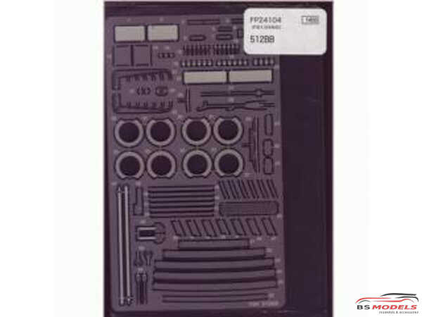 STU27FP24104 Ferrari 512BB  upgrade parts Etched metal Accessoires