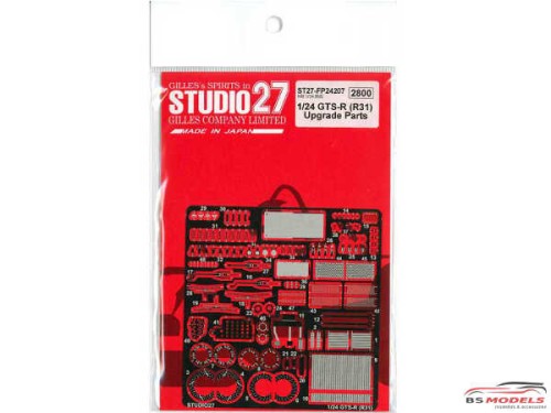 STU27FP24207 Nissan Skyline GTS-R (R31)  upgrade parts Etched metal Accessoires