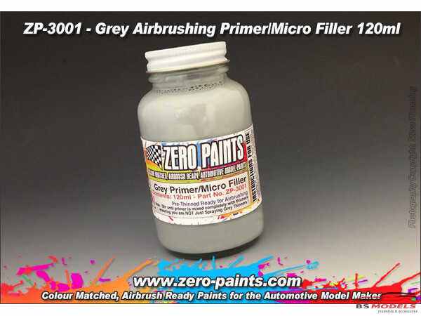 ZP3001 Grey Filler primer  120ml airbrush ready Paint Material