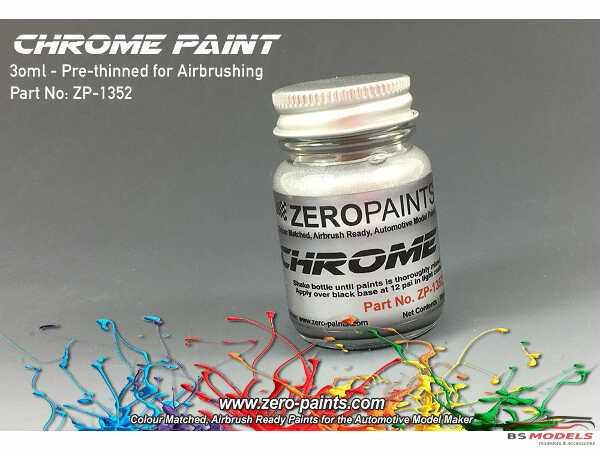 ZPM1000 Zero Metal  Chrome paint 30ml Paint Material