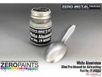 ZPM1002 Zero Metal  White Aluminium paint  30ml Paint Material