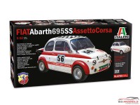 ITA4705 Fiat Abarth 695 SS / Assetto Corsa Plastic Kit