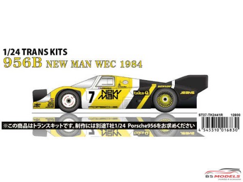 STU27TK2441 Porsche 956B  #7 WEC 1984  Transkit Multimedia Transkit