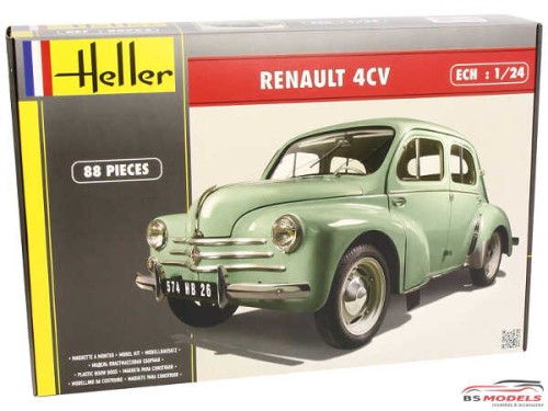 HEL80762 Renault 4 CV  '57 Plastic Kit
