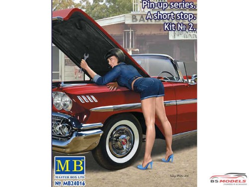 MB24016 A Short Stop #2  "Pin Up series" figure Plastic Kit