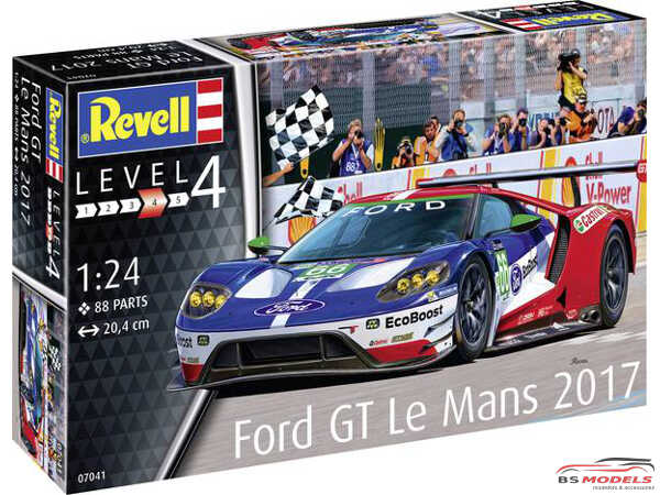 REV07041 Ford GT Le Mans 2017 Plastic Kit