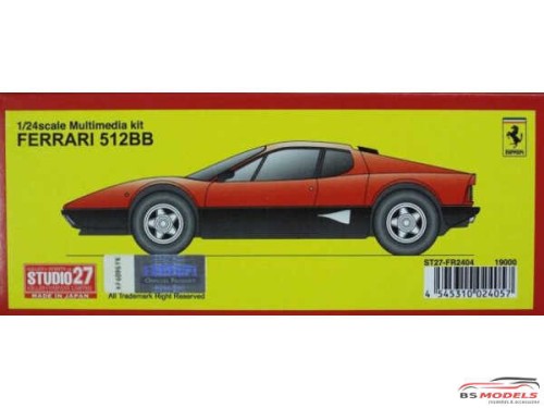 STU27FR2404 Ferrari 512 BB Resin Kit