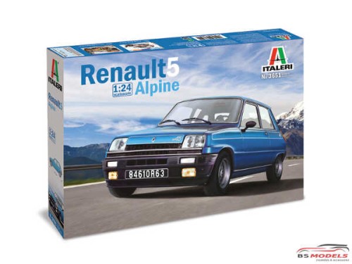 ITA3651S Renault 5 Alpine Plastic Kit