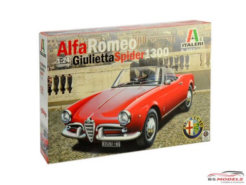 ITA3653S Alfa Romeo Giulietta Spider 1600 Plastic Kit