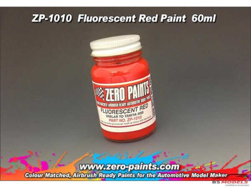 ZP1010 Fluorescent Red paint 60ml Paint Material