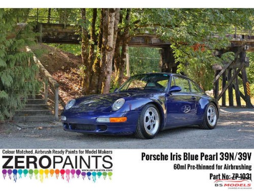 ZP1031-39N Porsche Iris Blue pearl  39N/39V  paint 60ml Paint Material