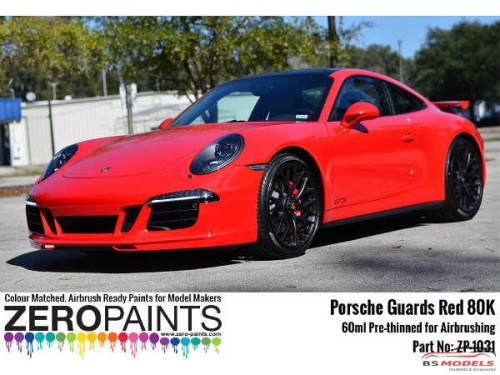 ZP1031-80K Porsche  Guards Red 80K  60ml Paint Material