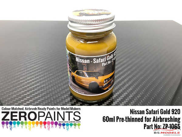 ZP1065-920 Nissan Safari Gold 920  paint 60ml Paint Material