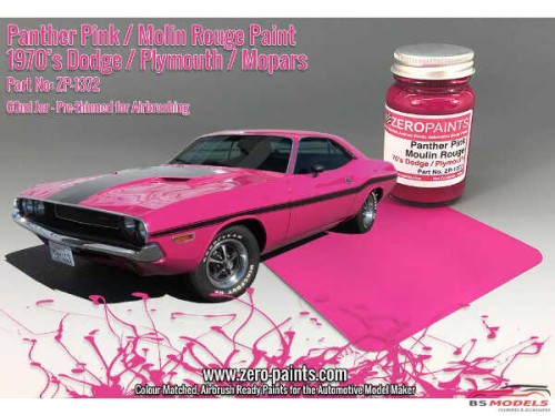 ZP1372 Panther Pink / Moulin Rouge Paint 70's Dodge