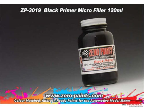 ZP3019 Black Primer / micro Filler  120ml Paint Material