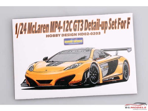 HD020203 Mclaren MP4-12C  GT3 detail set Multimedia Accessoires