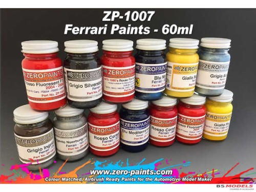 ZP1007-11 Ferrari Rosso Formula 1 Pre-2400  60ml Paint Material