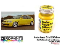ZP1457 Jordan Honda Civic EK9 yellow paint 60ml Paint Material