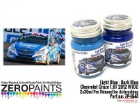ZP1541 Chevrolet Cruze 1.6T Light blue / Dark blue WTCC 2012  2x30ml Paint Material