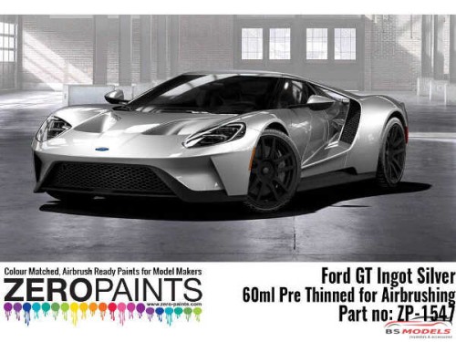 ZP1547 Ford GT Ingot Silver paint 60ml Paint Material