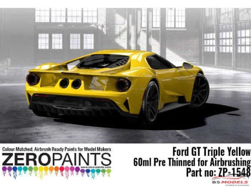 ZP1548 Ford GT Triple Yellow paint 60ml Paint Material