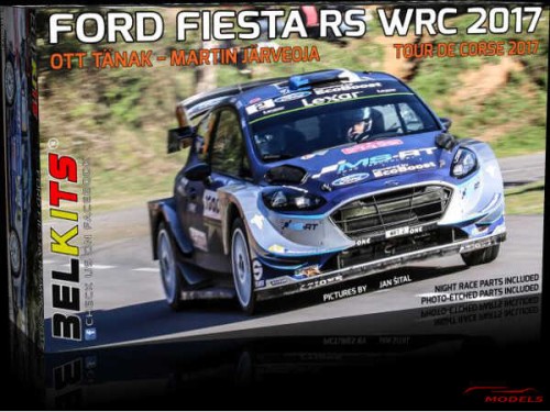 BEL013 Ford Fiesta RS WRC 2017  Ott Tanak  Tour de corse 2017 Plastic Kit
