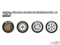 REJI163 Universal Tires logo 1/24 Waterslide decal Decal
