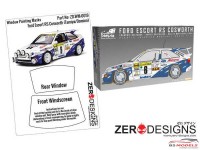ZDWM0019 Ford Escort RS Cosworth Window painting masks (TAM / DOM) Multimedia Accessoires