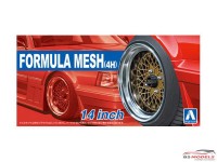 AOS053256 Formula Mesh (4H)  14" wheelset Plastic Kit