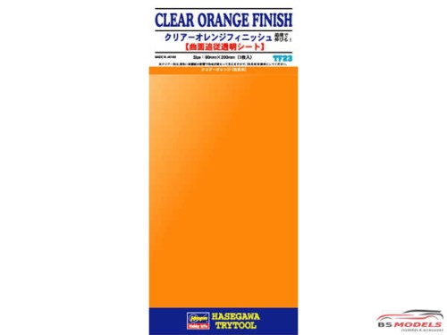 HAS71823 Clear Orange Finish   TF23  Trytool selfadhesive decal Decal