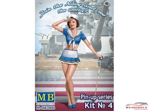 MB24004 Pin-up series #4  Suzie  Navy Plastic Kit