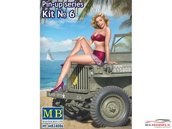 MB24006 Pin-up series #6  Samantha Plastic Kit