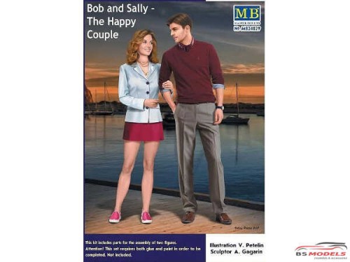 MB24029 Bob and Sally the Happy Couple Plastic Kit