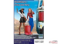 MB24041 Hitchhikers Erica & Kery  Trucker series Plastic Kit