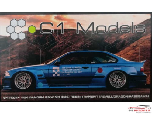 C1TK044 Pandem Widebody BMW E36  Transkit Resin Transkit