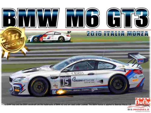 PLZPN24003 BMW M6 GT3 2016 Italia Monza / Bathurst Plastic Kit