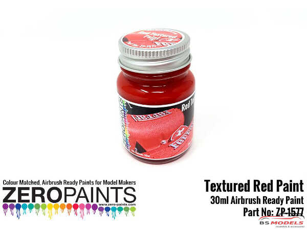 ZP1577 Red Textured Paint   30ml Paint Material