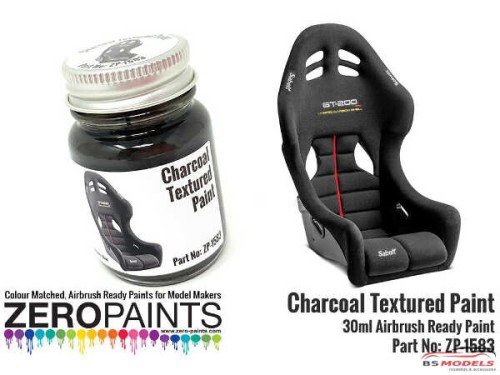 ZP1583 Charcoal Textured Paint  30ml Paint Material