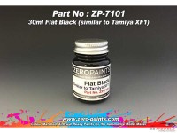 ZP7101 Flat Black - similar to XF1   30ml Paint Material