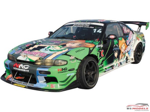 PLZGPR-2 Pacific Racing NAC  Girls & Panzer Nissan Silvia S14  D1 Grand Prix 2017 Plastic Kit