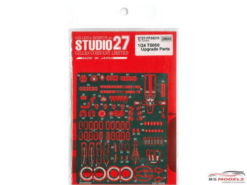 STU27FP24215 Toyota TS050  LM upgrade parts Etched metal Accessoires