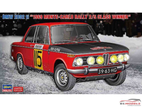 HAS20420 BMW 2002ti Rally Monte Carlo 1969  2/5 class winner Plastic Kit